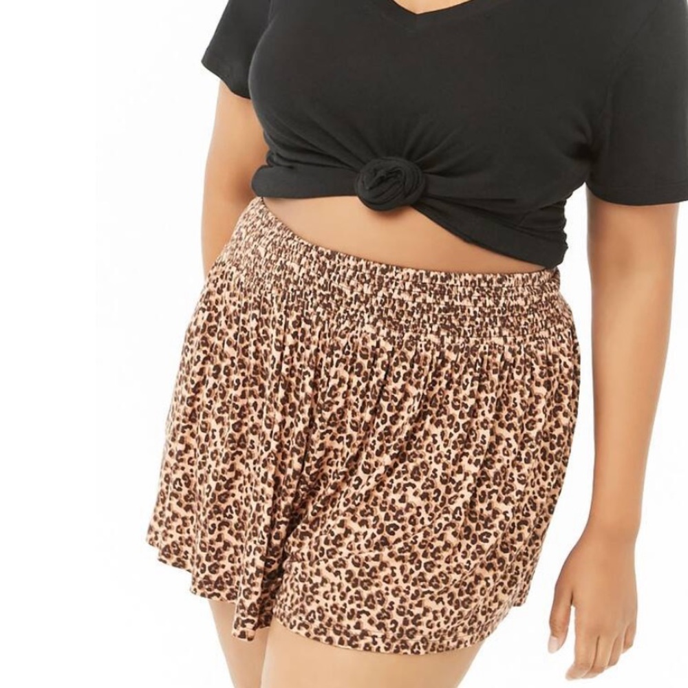 Forever 21 Leopard Shorts